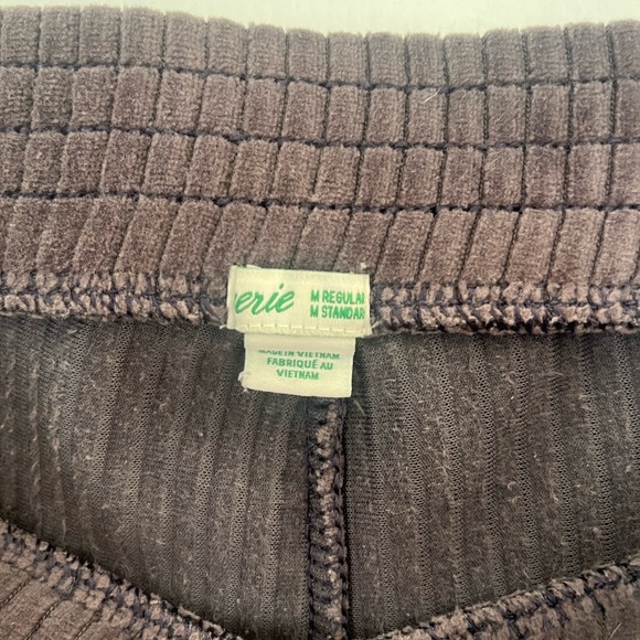 Aerie Ribbed Velour Flare Pants in Gray - Picture 2 of 5